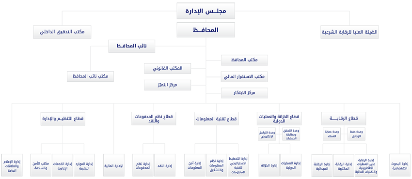 الهيكل التنظيمي للمركزي